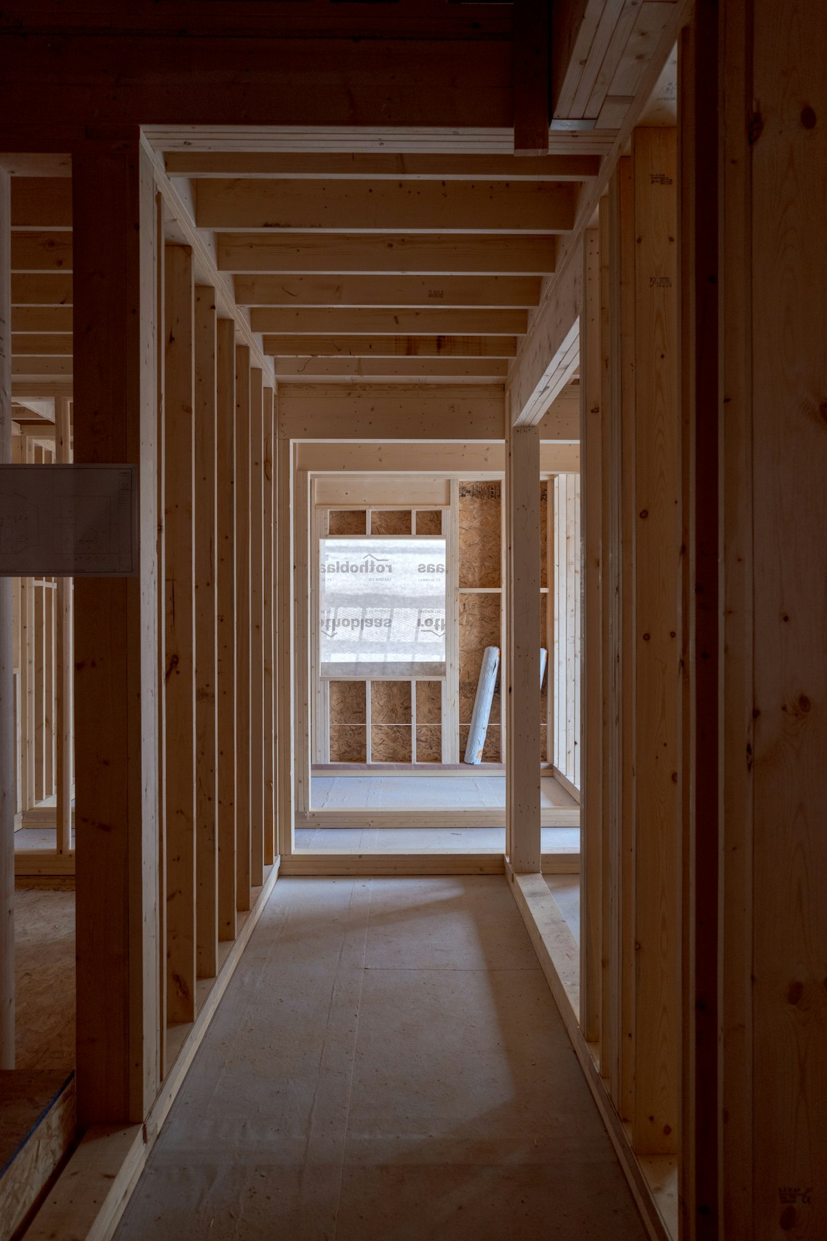 Timber stud wall framing